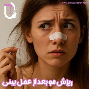 ریزش مو بعد از عمل بینی